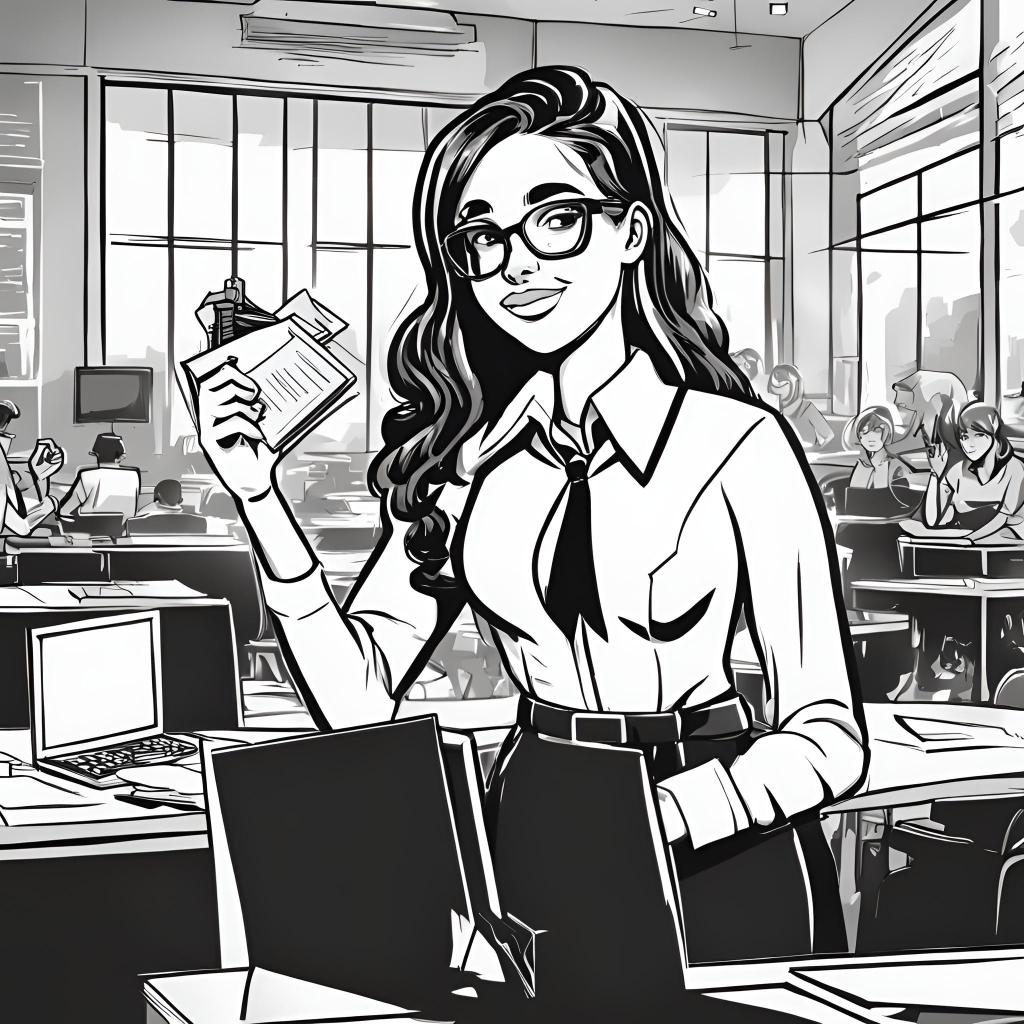 A high school student with a business idea